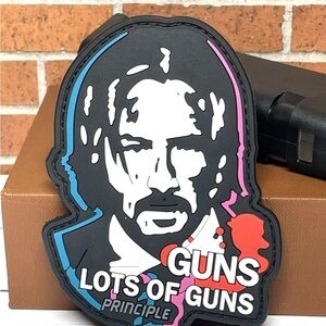 Tactical PVC Patch - John Wick Gun Patch - Hook Loop Lots of Guns Morale Patch